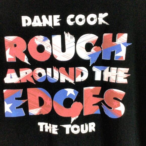 Dane Cook 2007 Rough Around The Edges Comedy Shirt Black Large - Picture 3 of 5